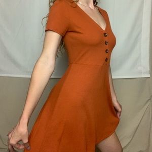 Orange dress
